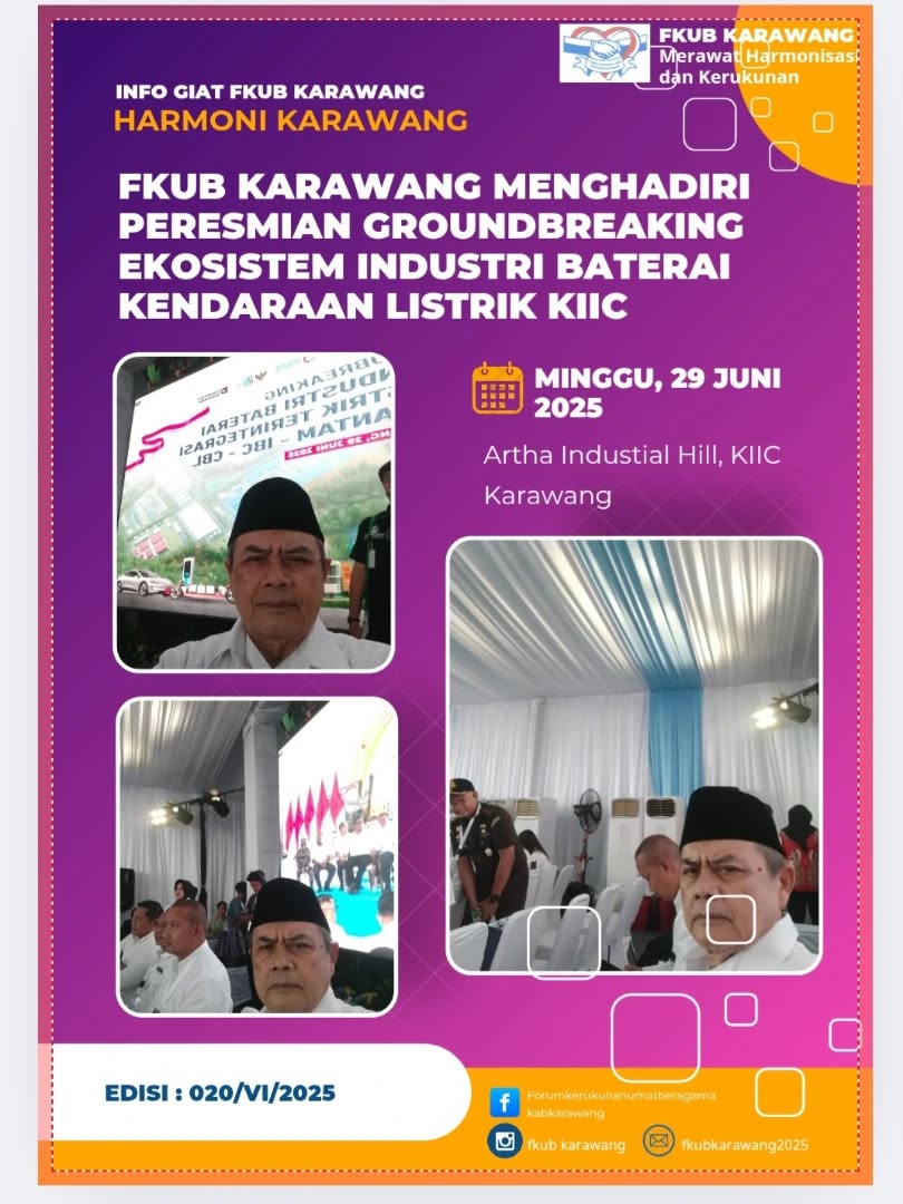 groundbreaking ekosistem industri baterai kendaraan listrik terintegrasi konsorsium ANTAM-IBC-CBL di Artha Industrial Hills